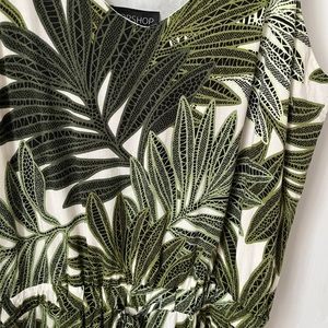 Topshop palm leaf jumpsuit